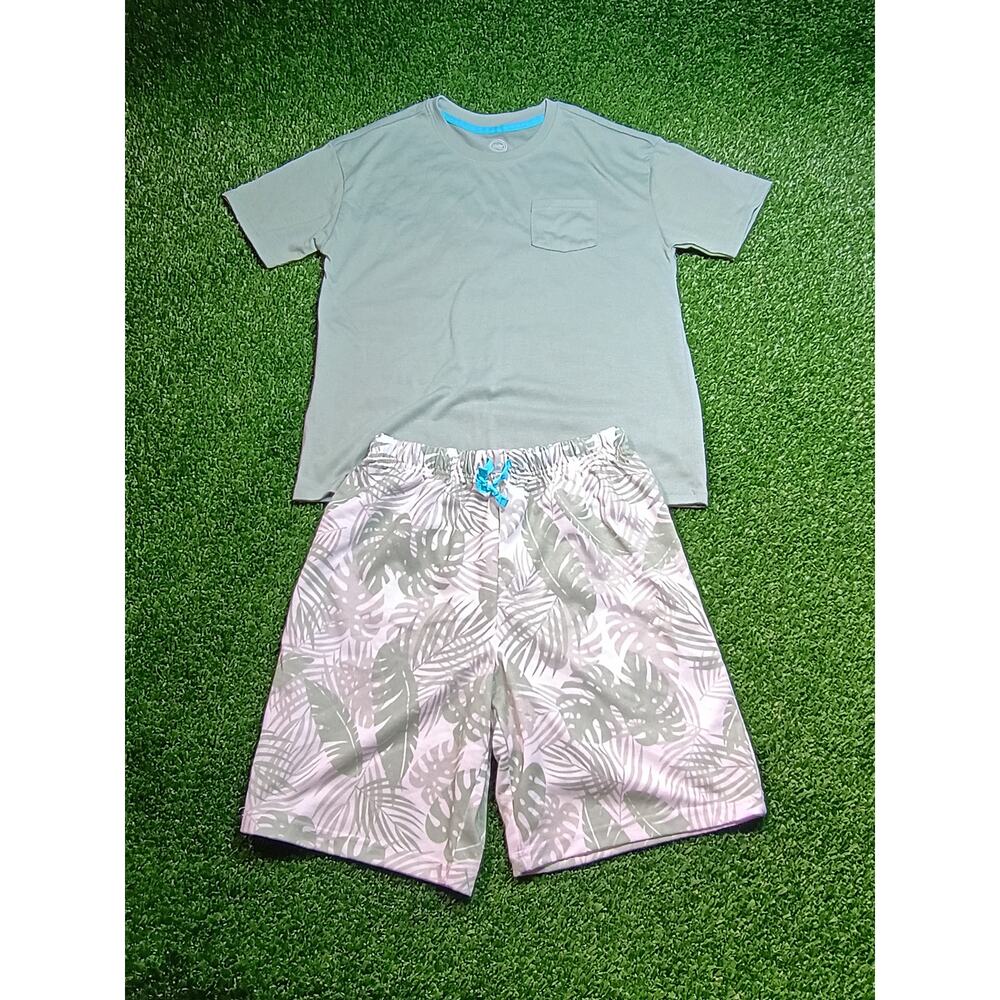 Wonder Nation Boys' Fun 2-Piece Pajama Set - Large 10/12